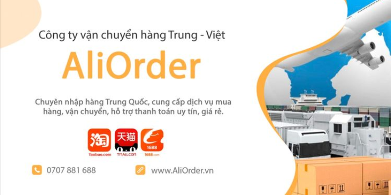 Aliorder - Website cung cấp dịch vụ vận chuyển, đặt hàng hộ uy tín