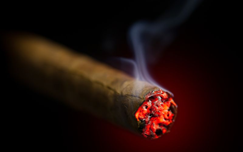 nhiệt độ xì gà tăng cao