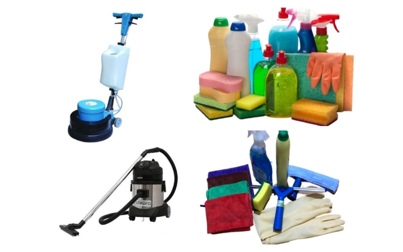 Dụng cụ cần thiết cho quy trình vệ sinh nhà xưởng