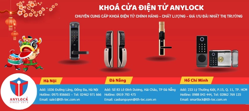 Showroom khóa thông minh Anylock